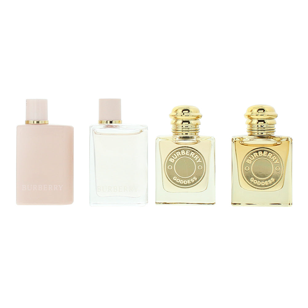 Burberry Her 4 Piece Gift Set: Her Eau de Parfum 5ml - Her Elixir Eau de Parfum  - Product
