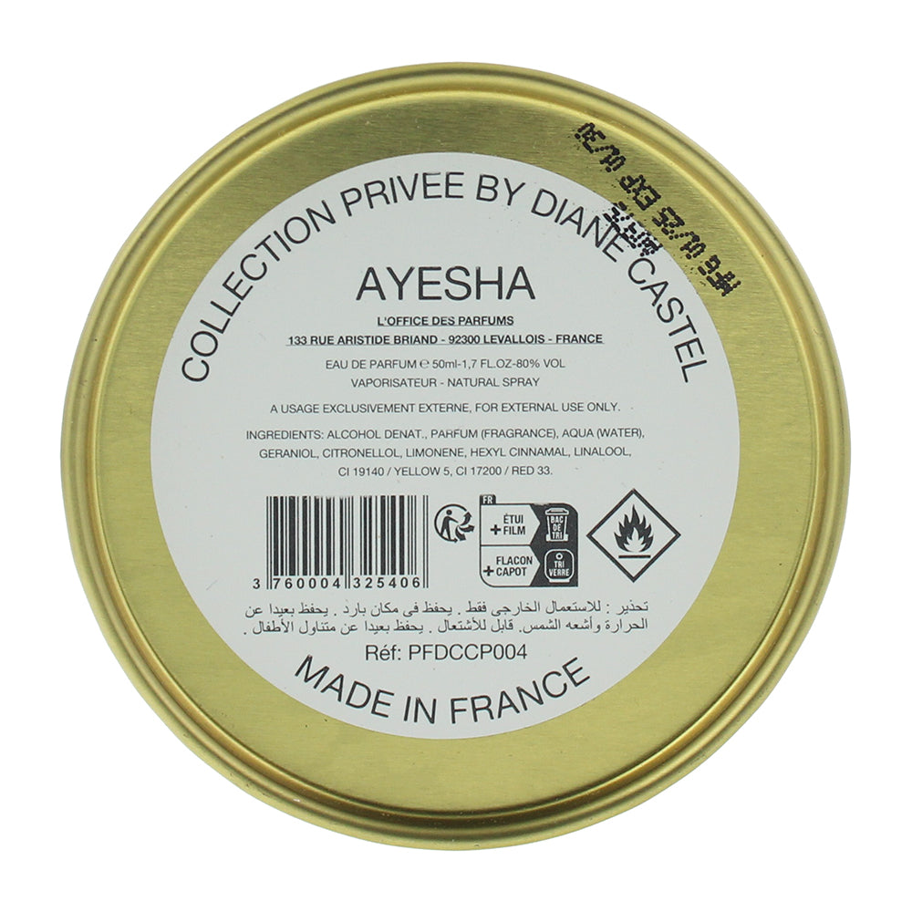 Diane Castel Collection Privée Ayesha Eau de Parfum 50ml
