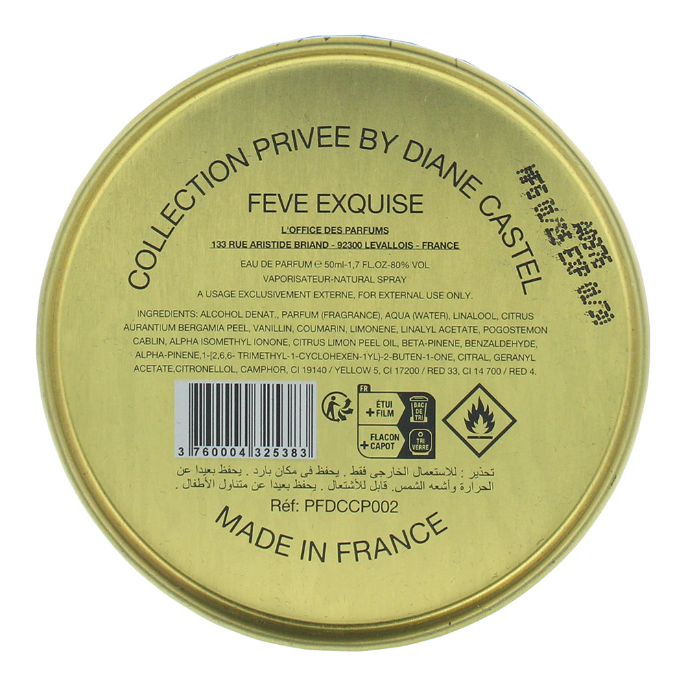 Diane Castel Collection Privée Feve Exquise Eau de Parfum 50ml