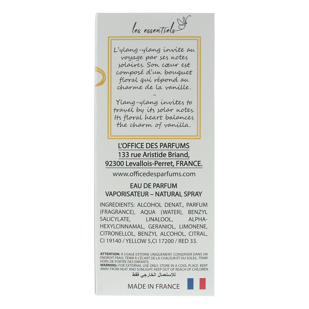 Les Essentiels Ylang Ylang Eau de Parfum 80ml - Ingredients