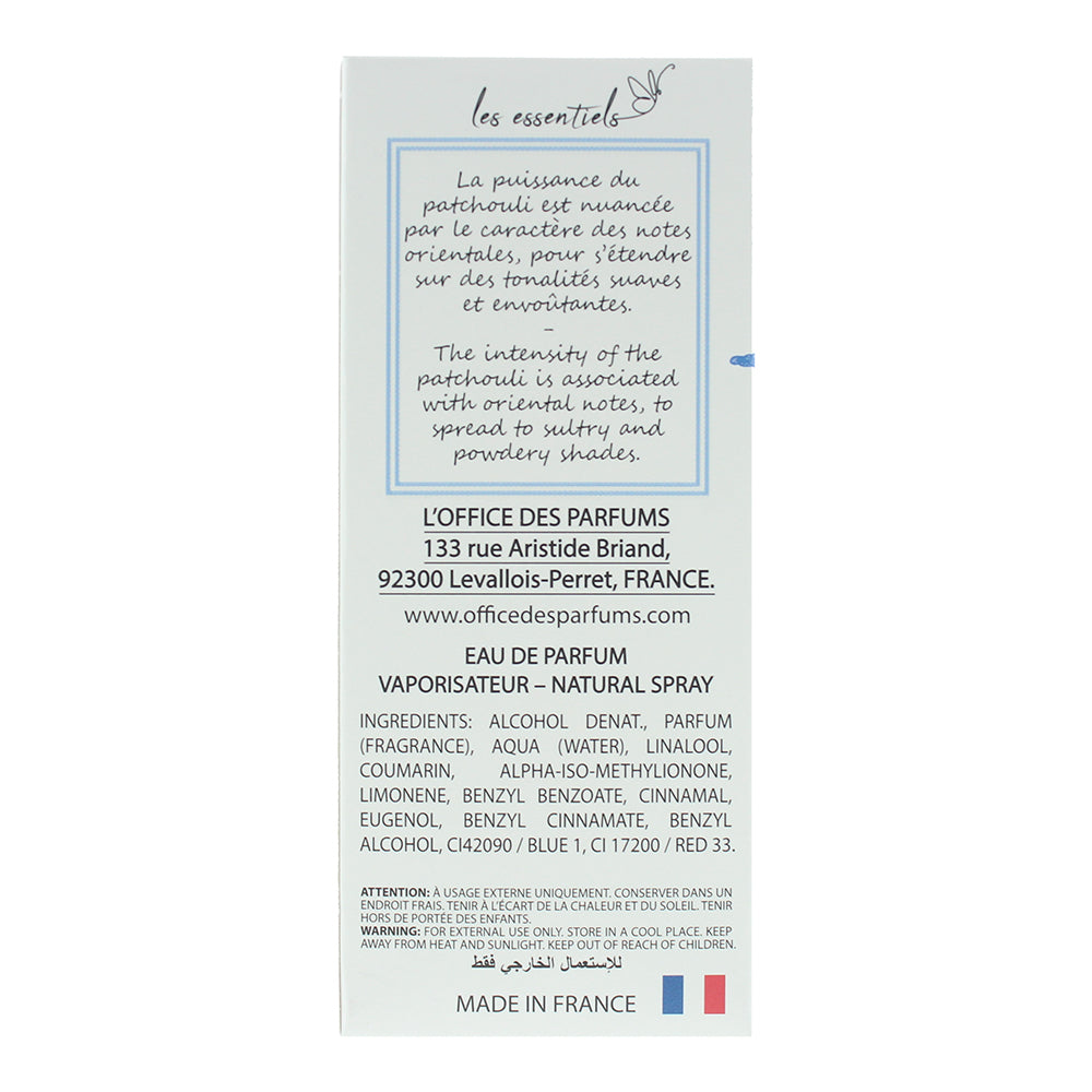 Les Essentiels Patchouli Eau de Parfum 80ml