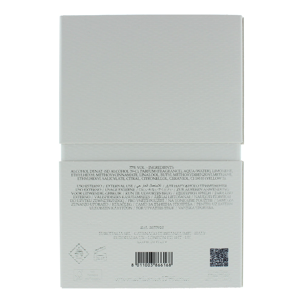 Atkinsons Mint & Tonic Eau de Parfum 100ml