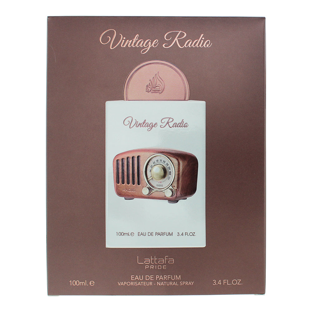 Lattafa Vintage Radio Eau de Parfum 100ml - Box