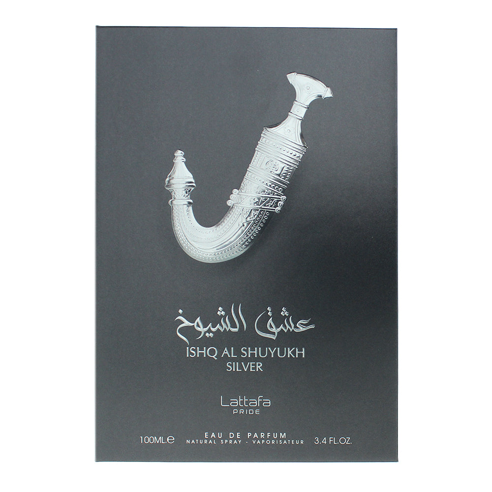 Lattafa Ishq Al Shuyukh Silver Eau de Parfum 100ml - Box