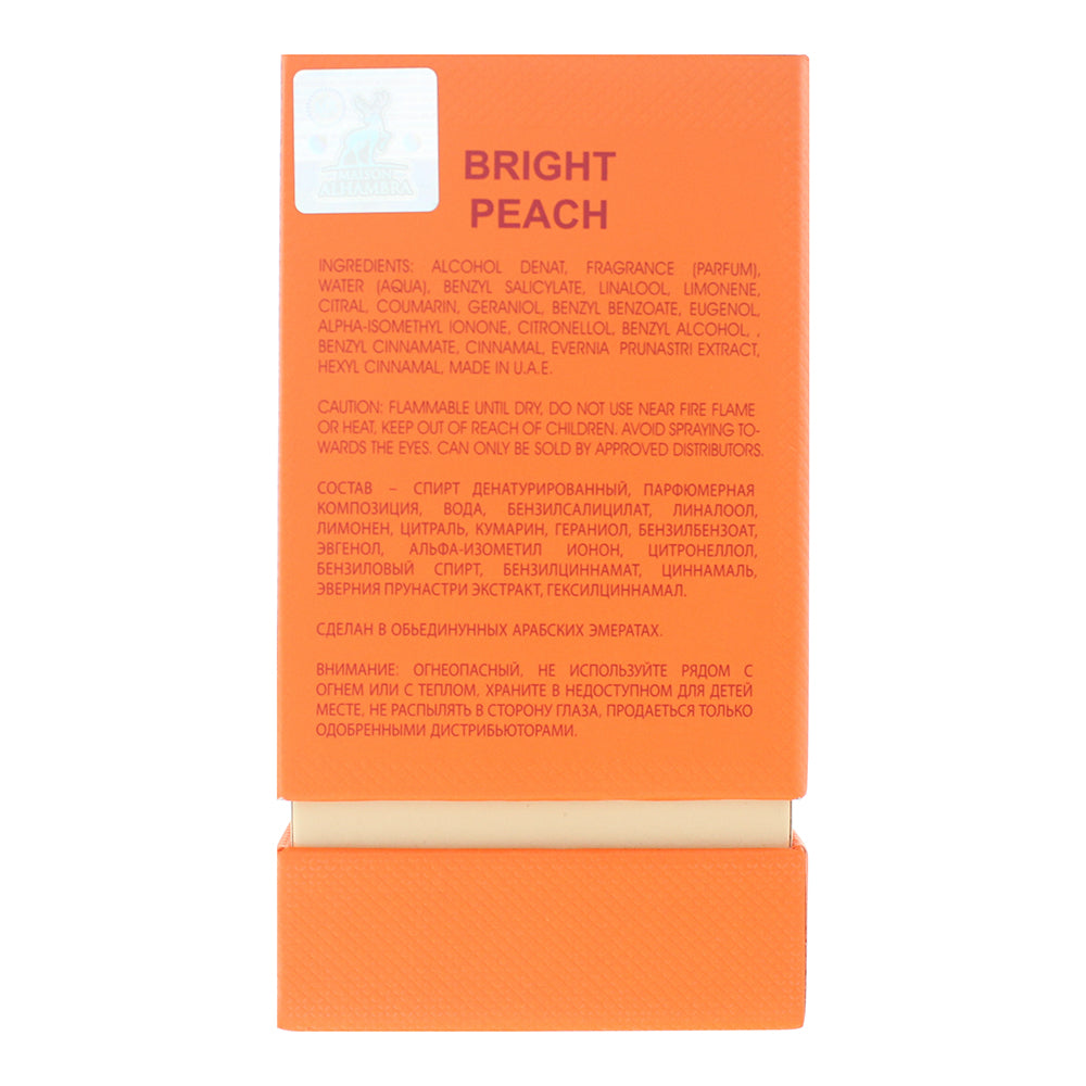 Maison Alhambra Bright Peach Eau de Parfum 80ml
