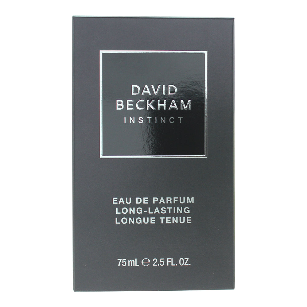 David Beckham Instinct Long-Lasting Eau de Parfum 75ml - Box