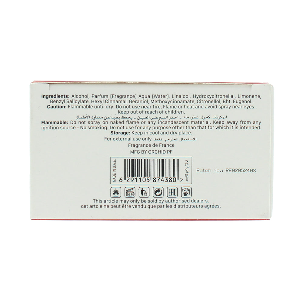 Orchid Revolt Eau de Parfum 100ml - Ingredients