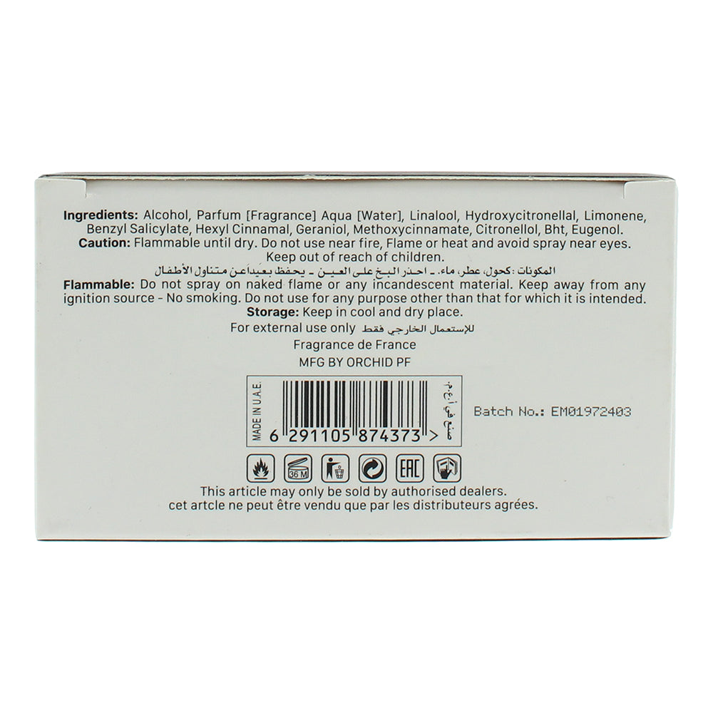 Orchid Emotion Eau de Parfum 100ml - Ingredients