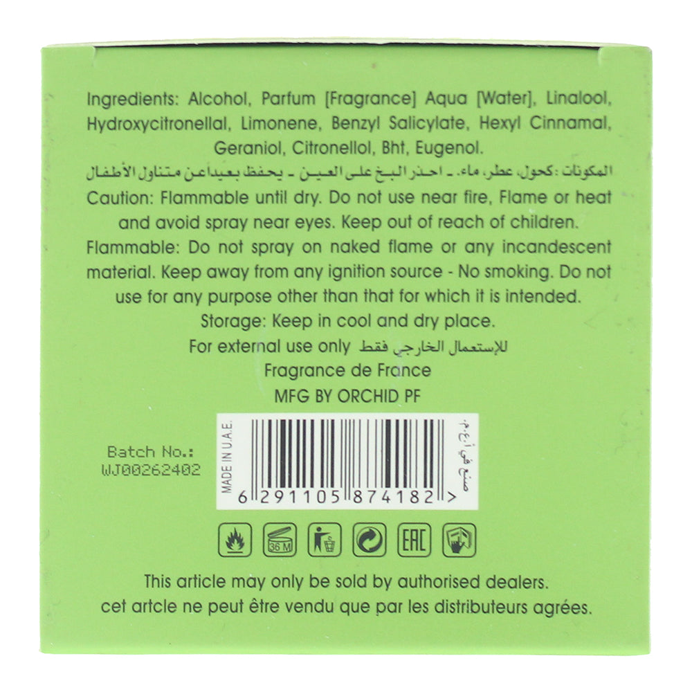 Rotana Wajd Eau de Parfum 100ml - Ingredients