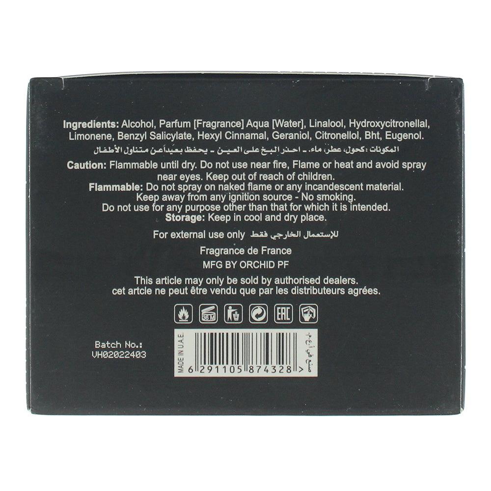 Orchid Victorious Pour Homme Eau de Parfum 100ml