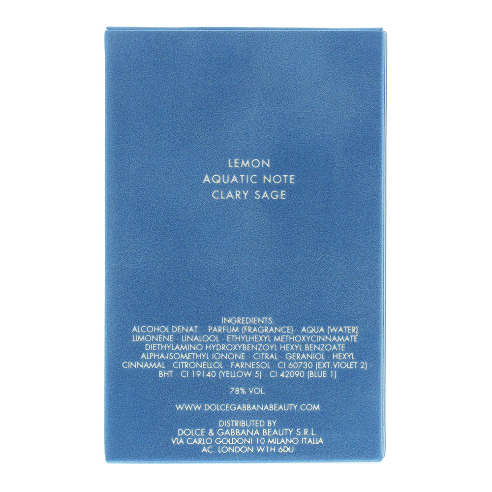 Dolce & Gabbana Light Blue Eau Intense Pour Homme Eau de Parfum 100ml