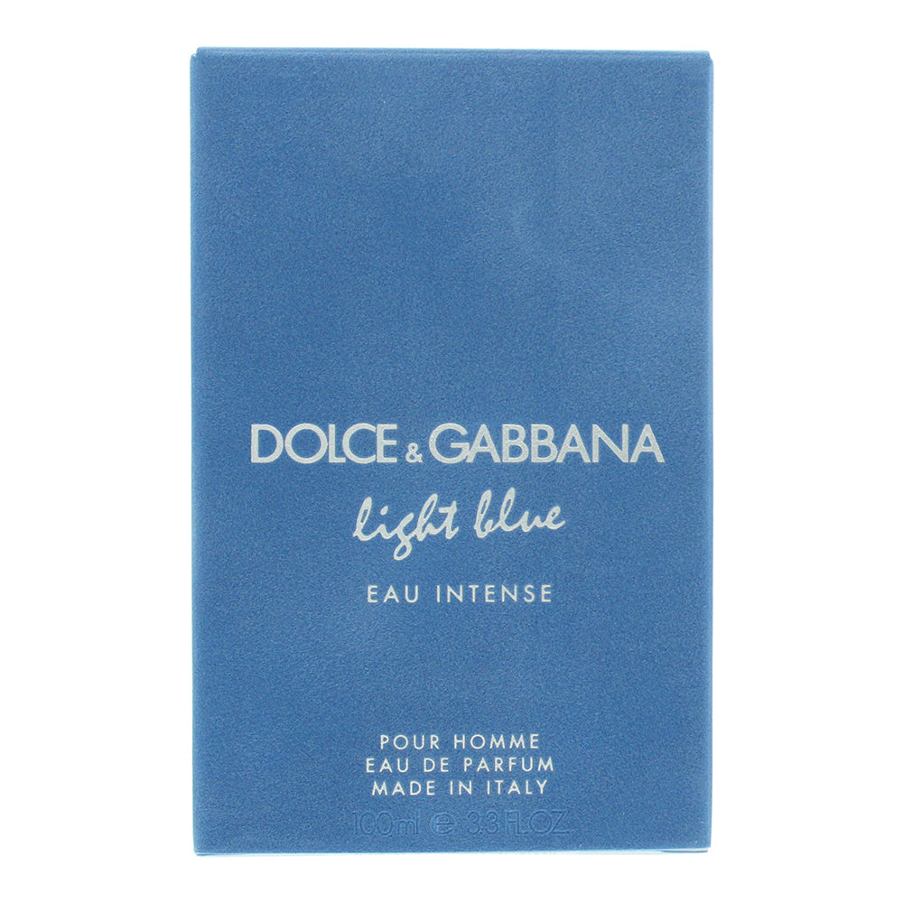 Dolce & Gabbana Light Blue Eau Intense Pour Homme Eau de Parfum 100ml - Box