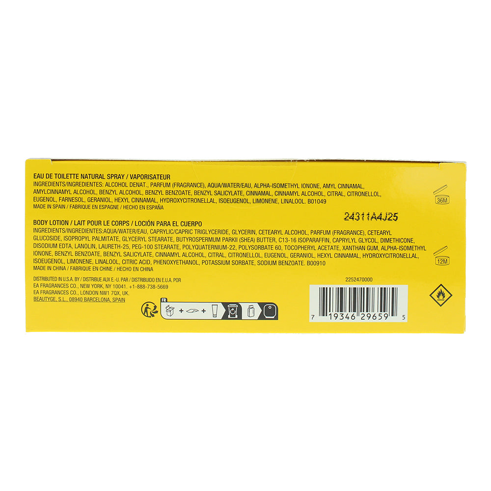 Giorgio Beverly Hills Yellow 2 Piece Gift Set: Eau de Parfum 90ml - Body Lotion