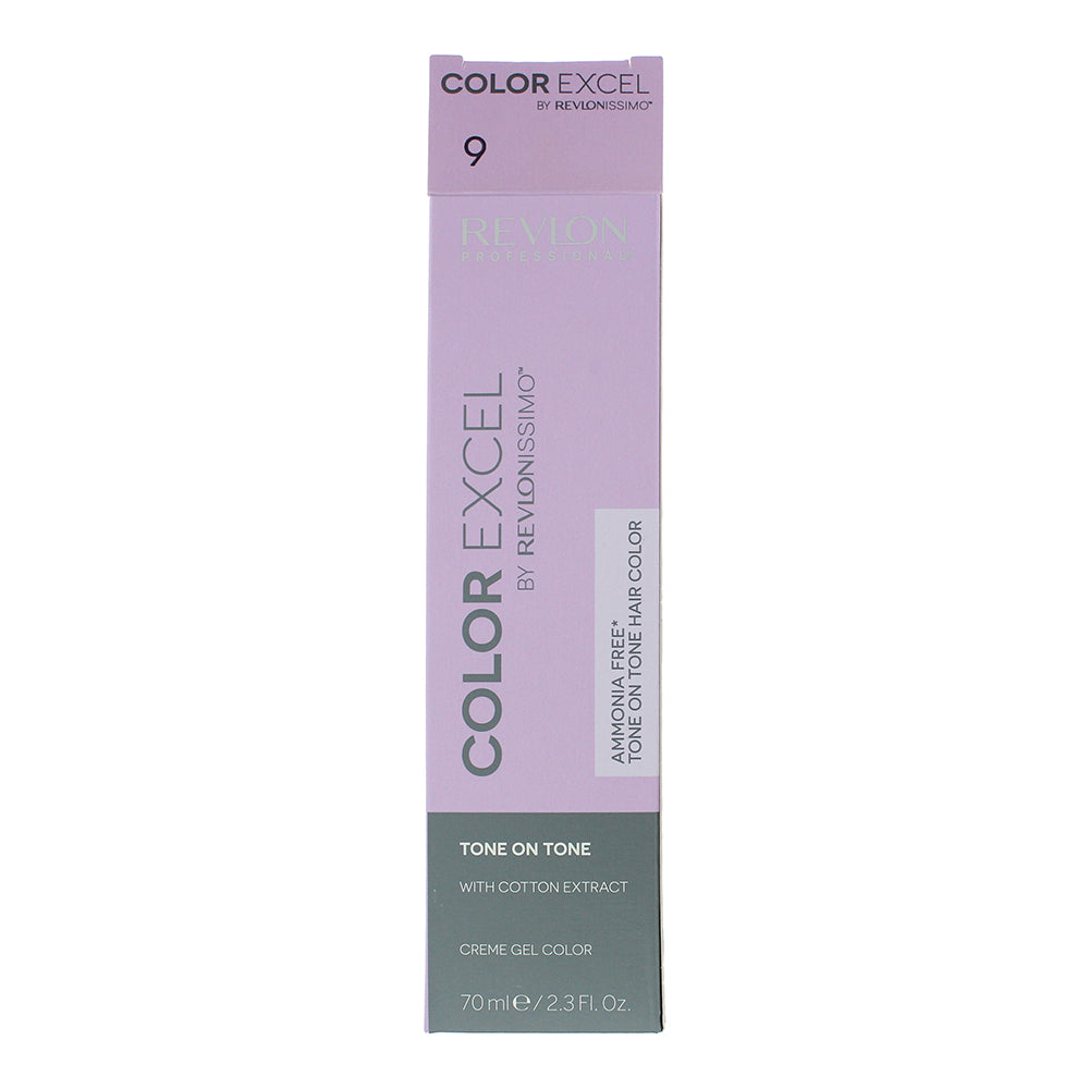 Revlon Color Excel 9 Very Light Blonde Hair Colour 70ml - Box