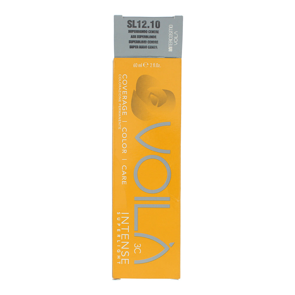Intercosmo Voilà 3C Intense Superlight 12.10 Ash Super Blonde Hair Colour 60ml - Box