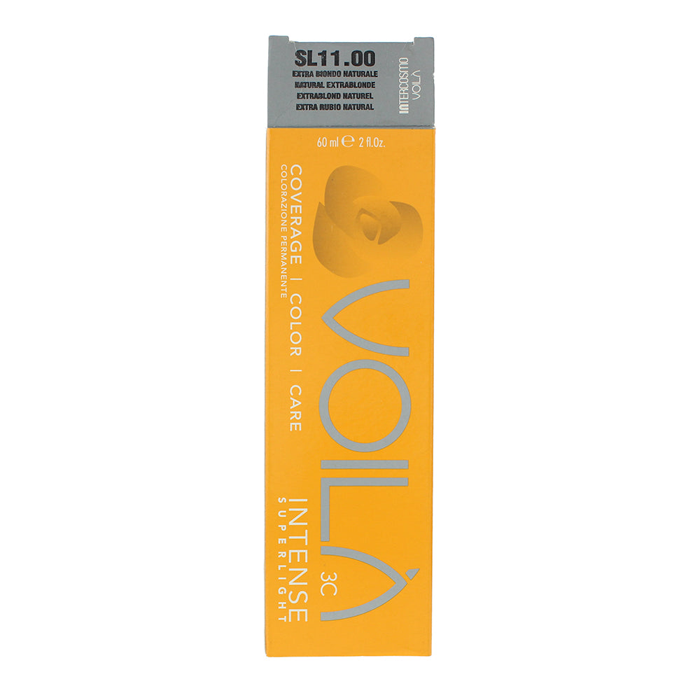 Intercosmo Voilà 3C Intense Superlight 11 Natural Extra Blonde Hair Colour 60ml - Box