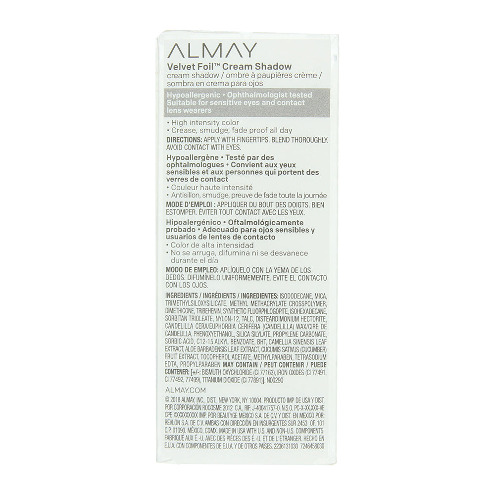 Almay Velvet Foil Golden Vibes Cream Eye Shadow 10.65ml