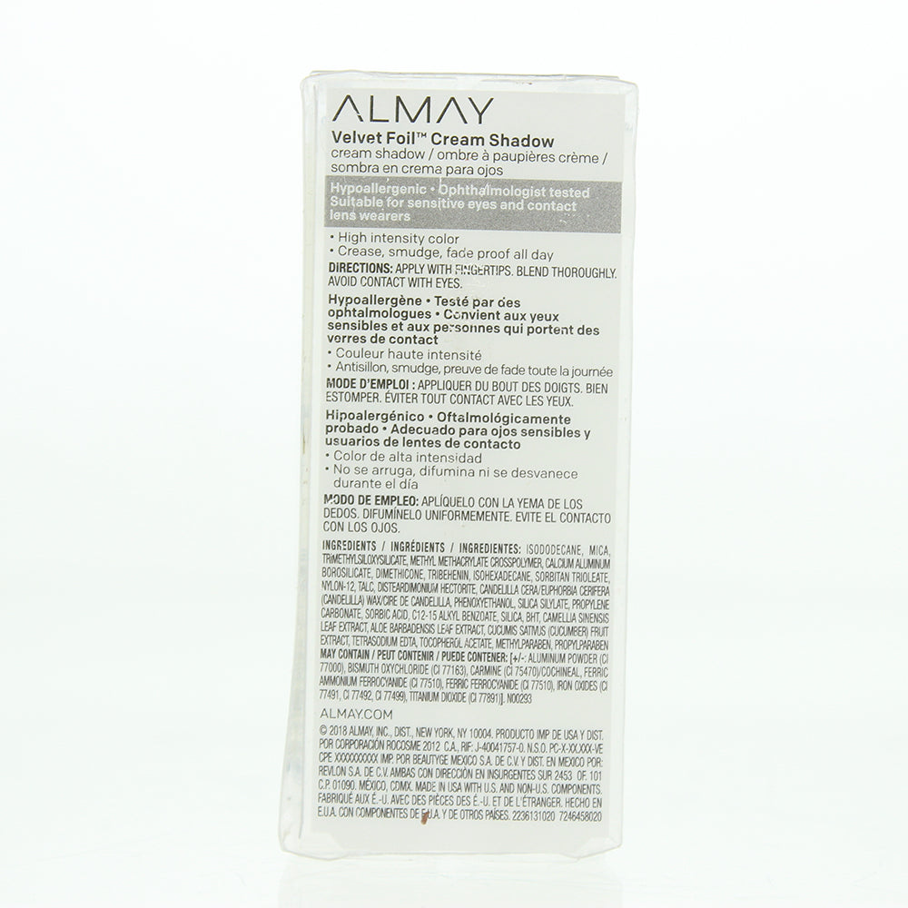 Almay Velvet Foil 020 Cupid Glaze Cream Eye Shadow 10.65ml
