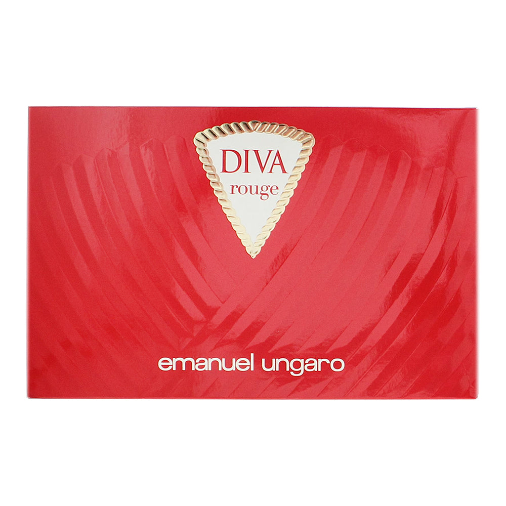 Emanuel Ungaro Diva Rouge 3 Piece Gift Set: Eau de Parfum 100ml - Body Lotion 10 - Box