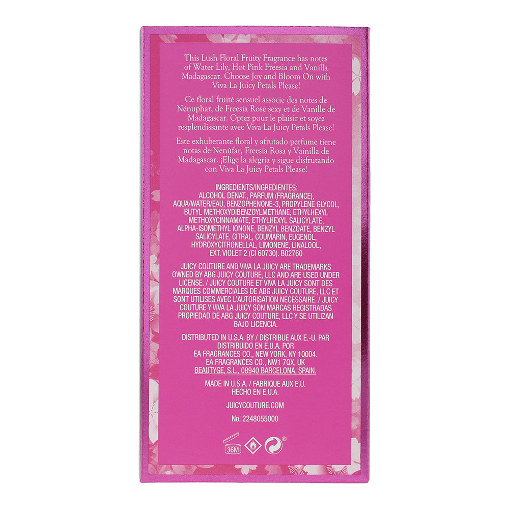 Juicy Couture Viva La Juicy Petals Please Eau de Parfum 100ml