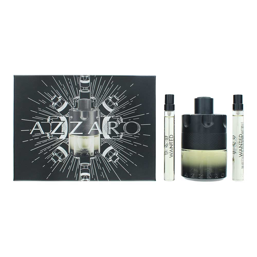 Azzaro The Most Wanted 3 Piece Gift Set: Eau de Toilette 100ml - Eau de Toilette