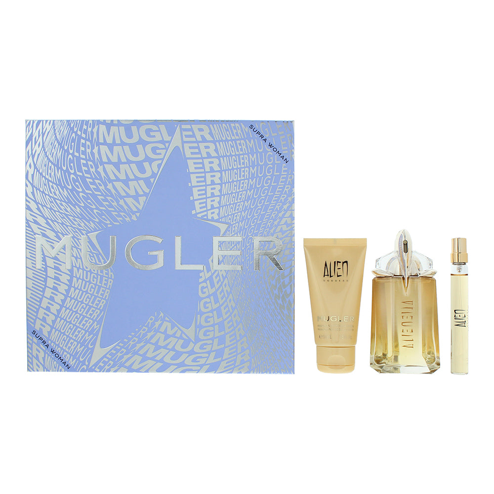 Mugler Alien Goddess 3 Piece Gift Set: Eau de Parfum 60ml - Eau de Parfum 10ml -