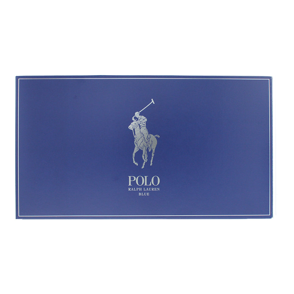 Ralph Lauren Polo Blue 4 Piece Gift Set: Eau de Toilette 125ml - Eau de Toilette - Box