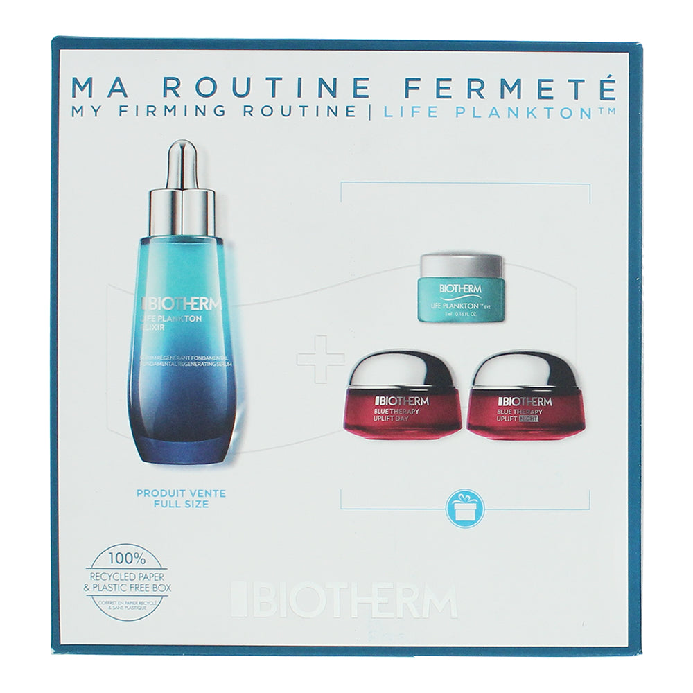 Biotherm Life Plankton 4 Piece Gift Set: Day Cream 15ml - Night  Cream 15ml - El - Box