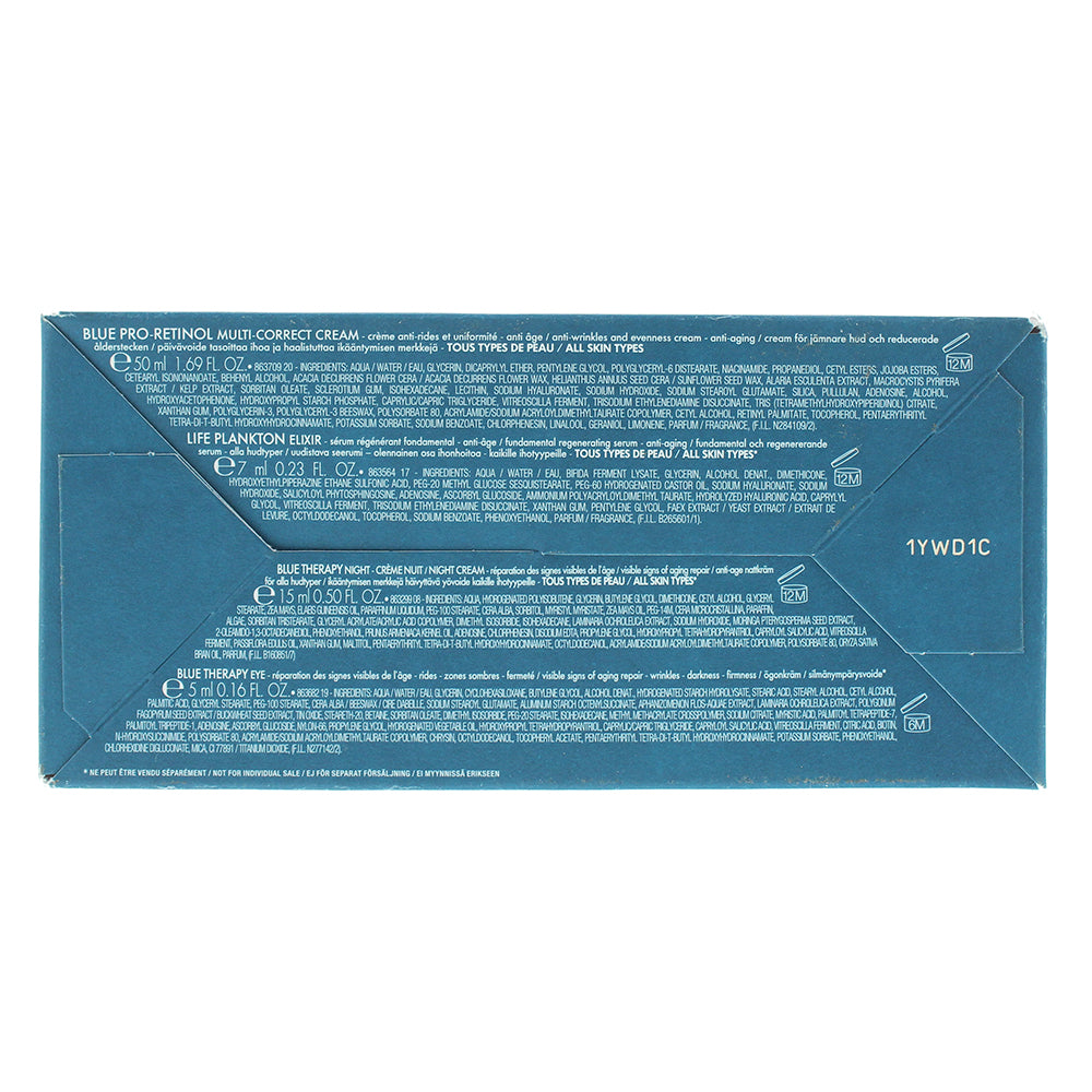 Biotherm Blue Therapy Pro Retinol 4 Piece Gift Set: Day Cream 50ml - Night  Crea