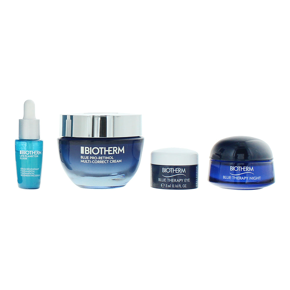 Biotherm Blue Therapy Pro Retinol 4 Piece Gift Set: Day Cream 50ml - Night  Crea - Product