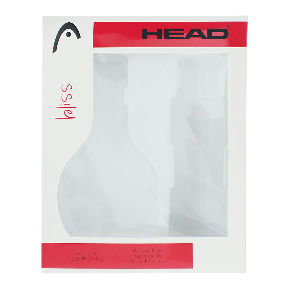 Head Bliss 2 Piece Gift Set: Eau de Toilette 100ml - Fragrance Mist 240ml - Box