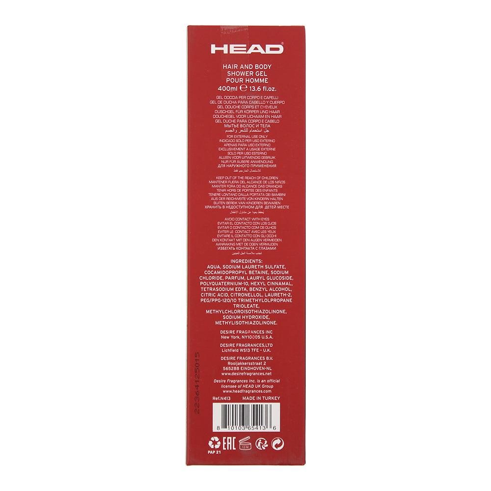 Head Fire Shower Gel 400ml