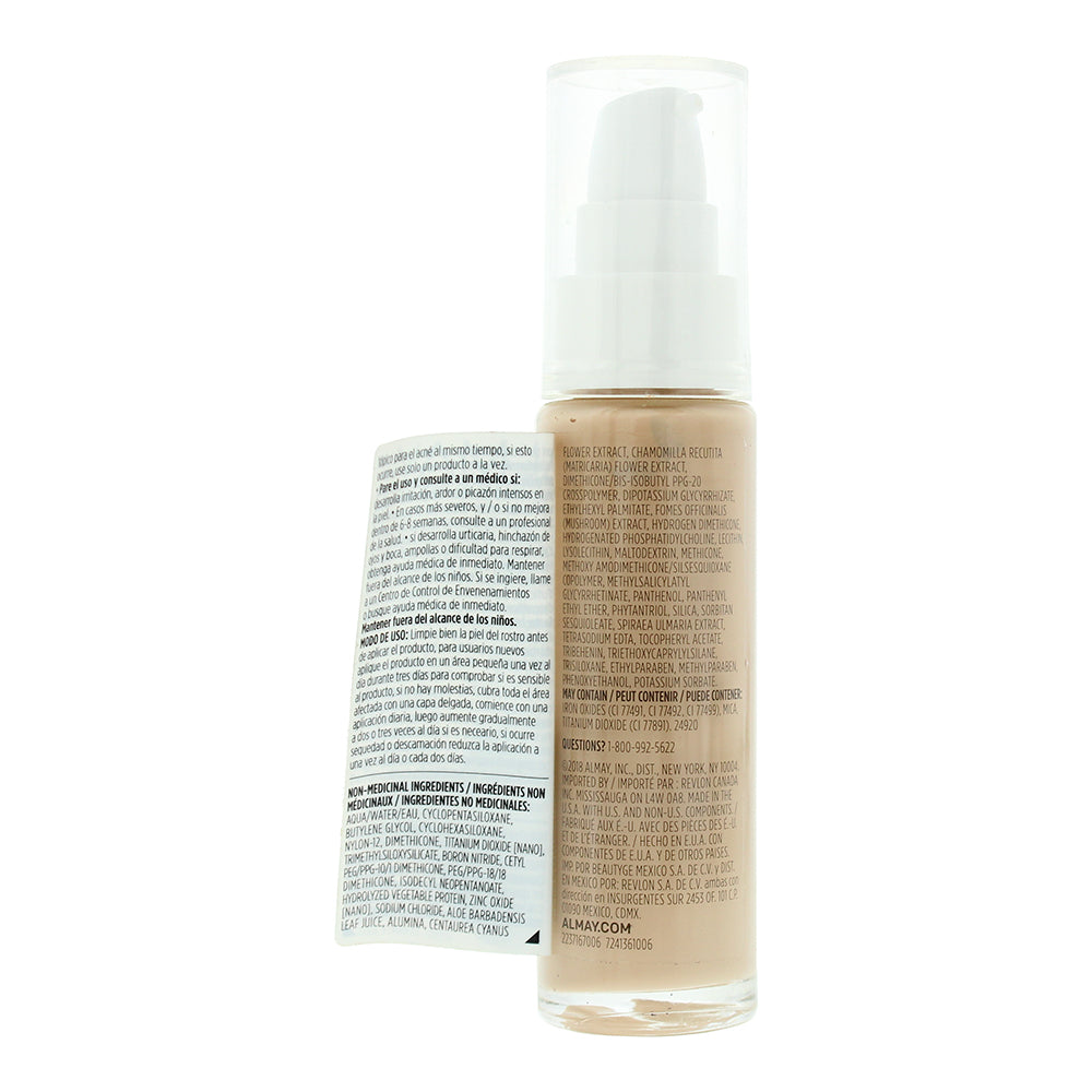 Almay Clear Complexion Makeup 600 Sand Beige Treatment 30ml