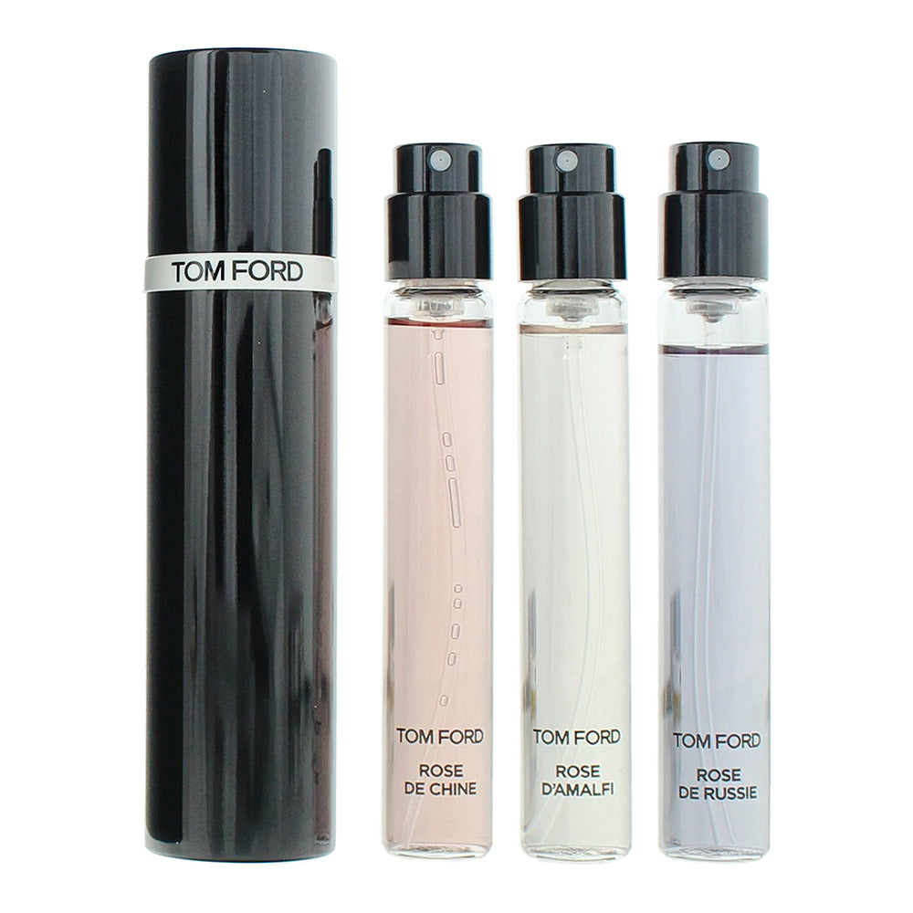 Tom Ford Private Blend Roses 3 Piece Gift Set:  Rose D'Amalfi Eau de Parfum 10ml - Product