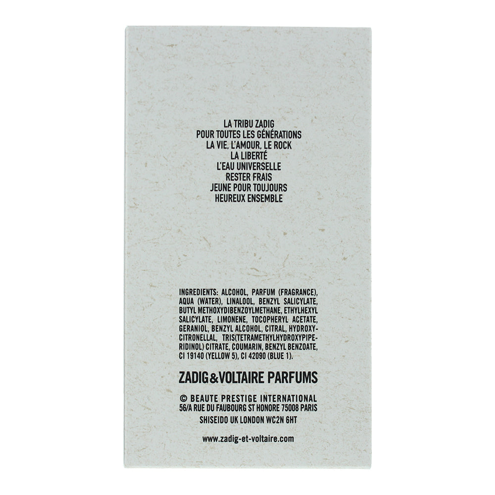 Zadig & Voltaire This Is Us! Eau de Toilette 50ml
