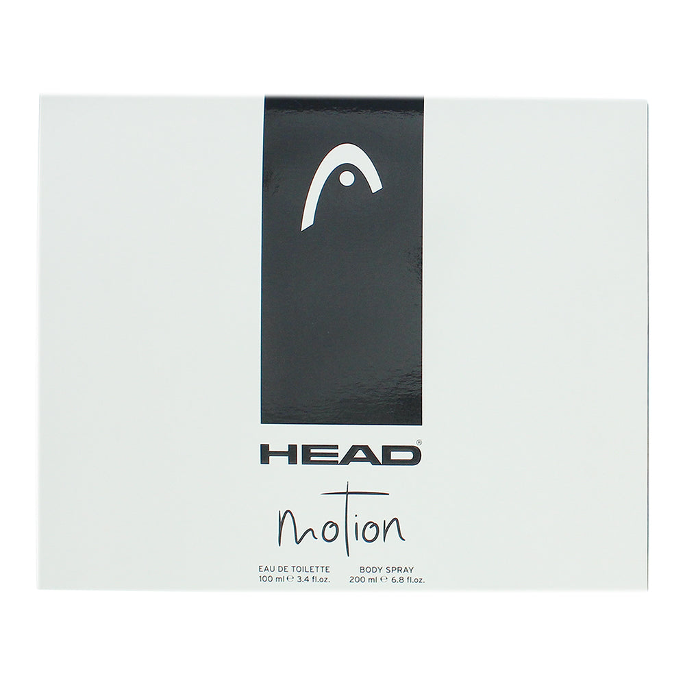 Head Motion 2 Piece Gift Set: Eau de Toilette 100ml - Deodorant Spray 200ml - Box
