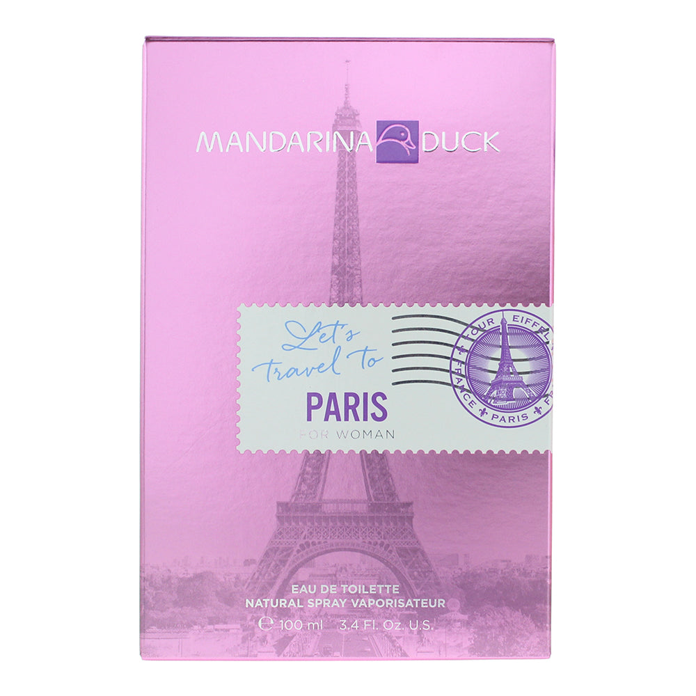 Mandarina Duck Let's Travel To Paris For Woman Eau de Toilette 100ml - Box