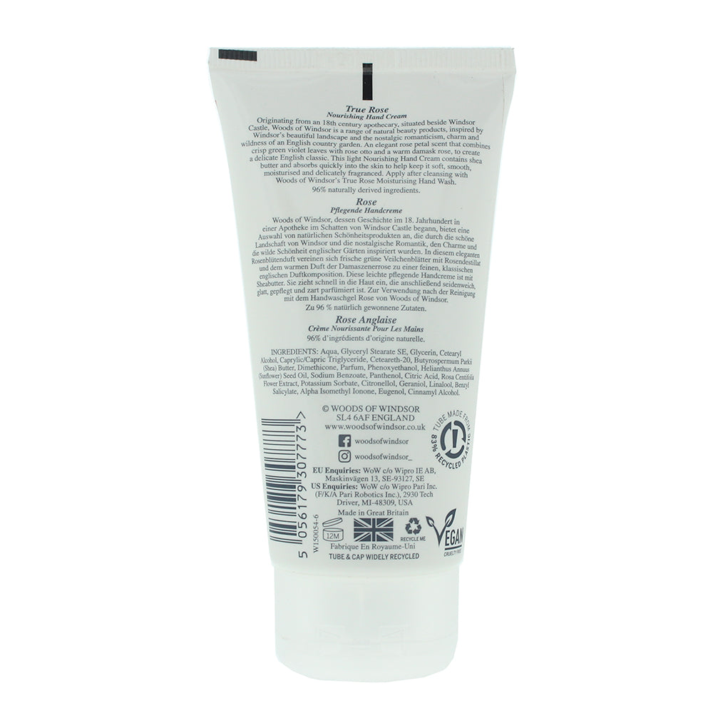 Woods of Windsor True Rose Hand Cream 75ml