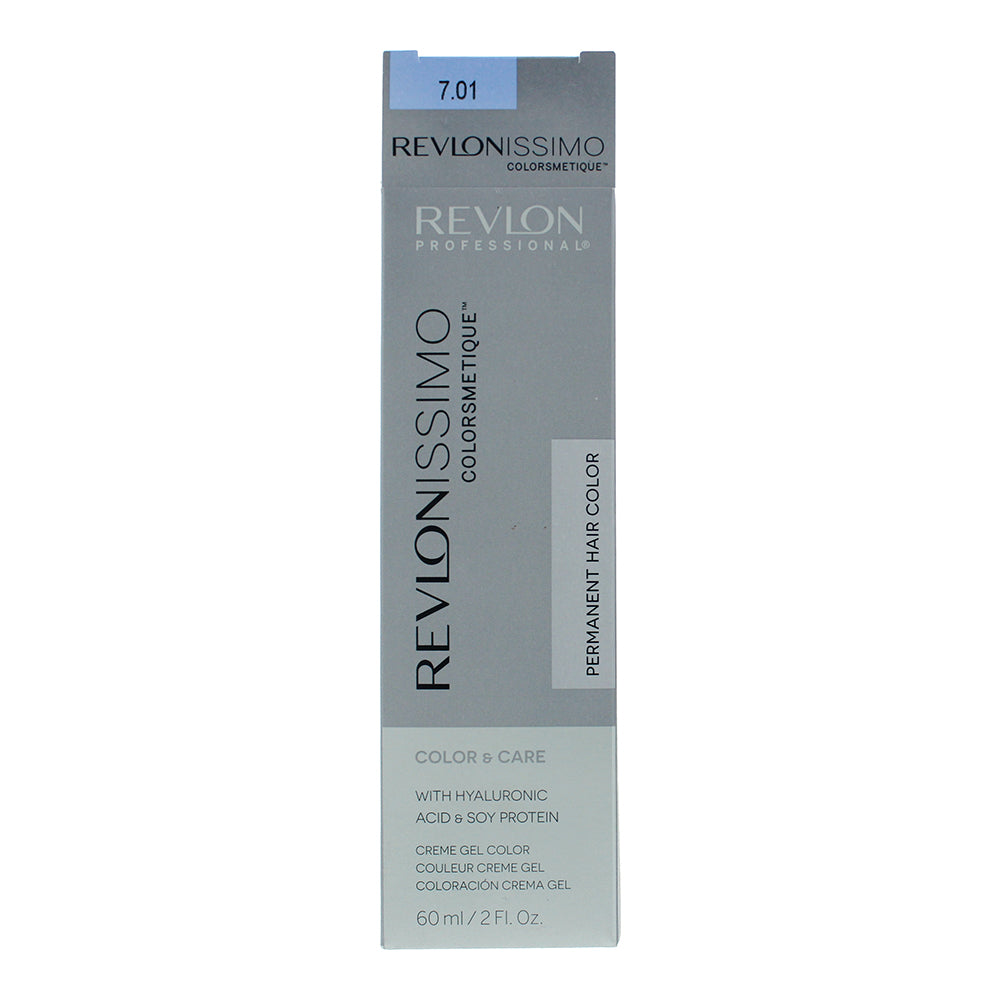 Revlon Revlonissimo Colorsmetique 7.01 Natural Ash Brown Hair Colour 60ml - Box