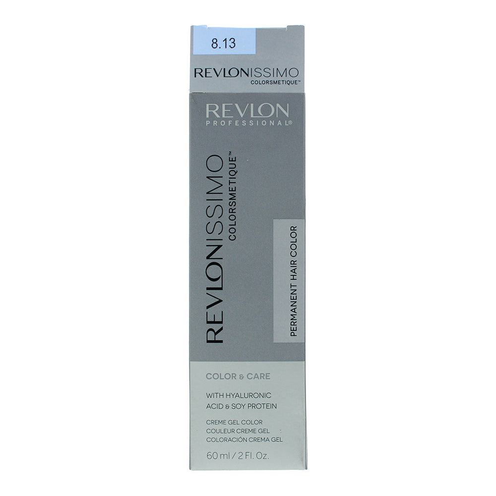 Revlon Revlonissimo Colorsmetique 8.13 Light Frosty Beige Blonde Hair Colour 60m - Box