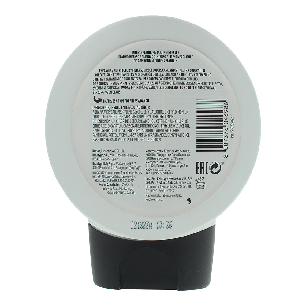 Revlon Nutri Color Filters 3 in 1 Cream 1022 Intense Platinum Hair Colour 240ml