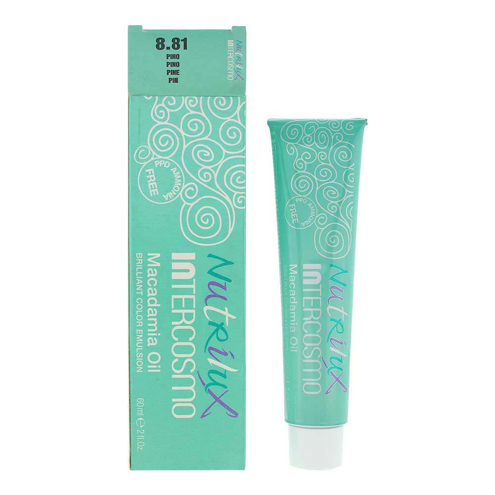 Intercosmo Nutrilux Macadamia Oil 8.81 Pine Hair Colour 60ml