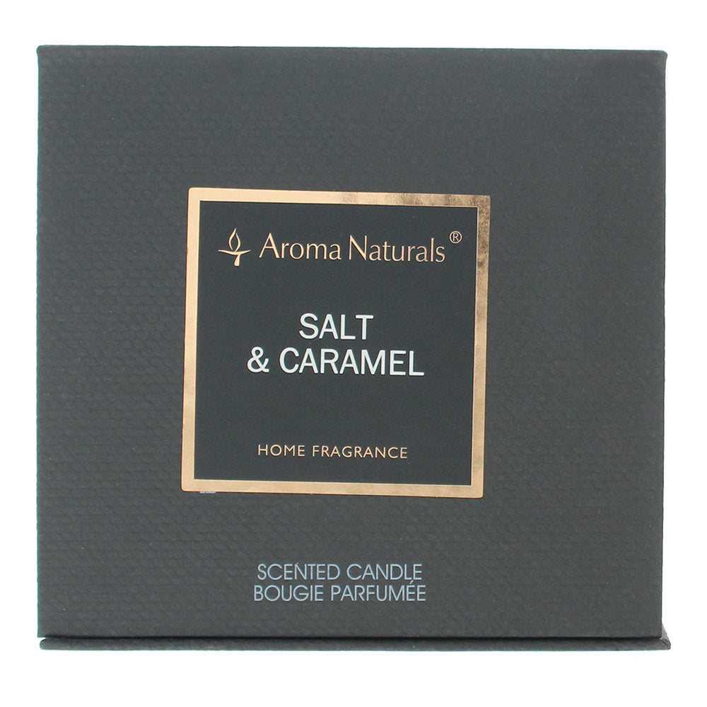Aroma Naturals Salt & Caramel Candle 215g - Box