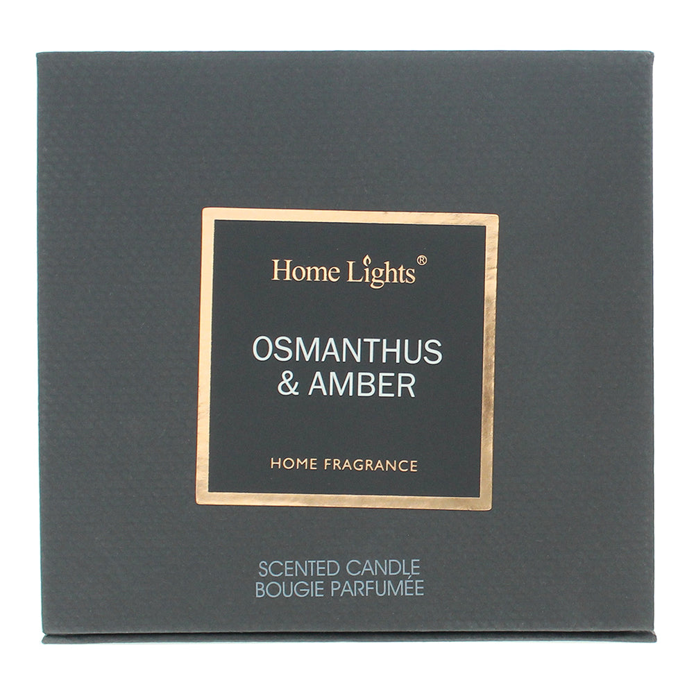 Home Lights Osmanthus & Amber Candle 215g - Box