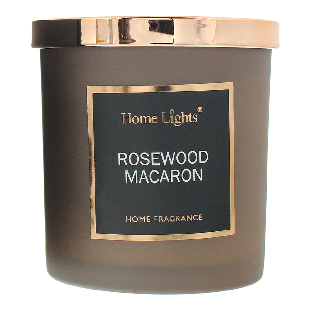 Home Lights Rosewood & Macaron Candle 215g - Product