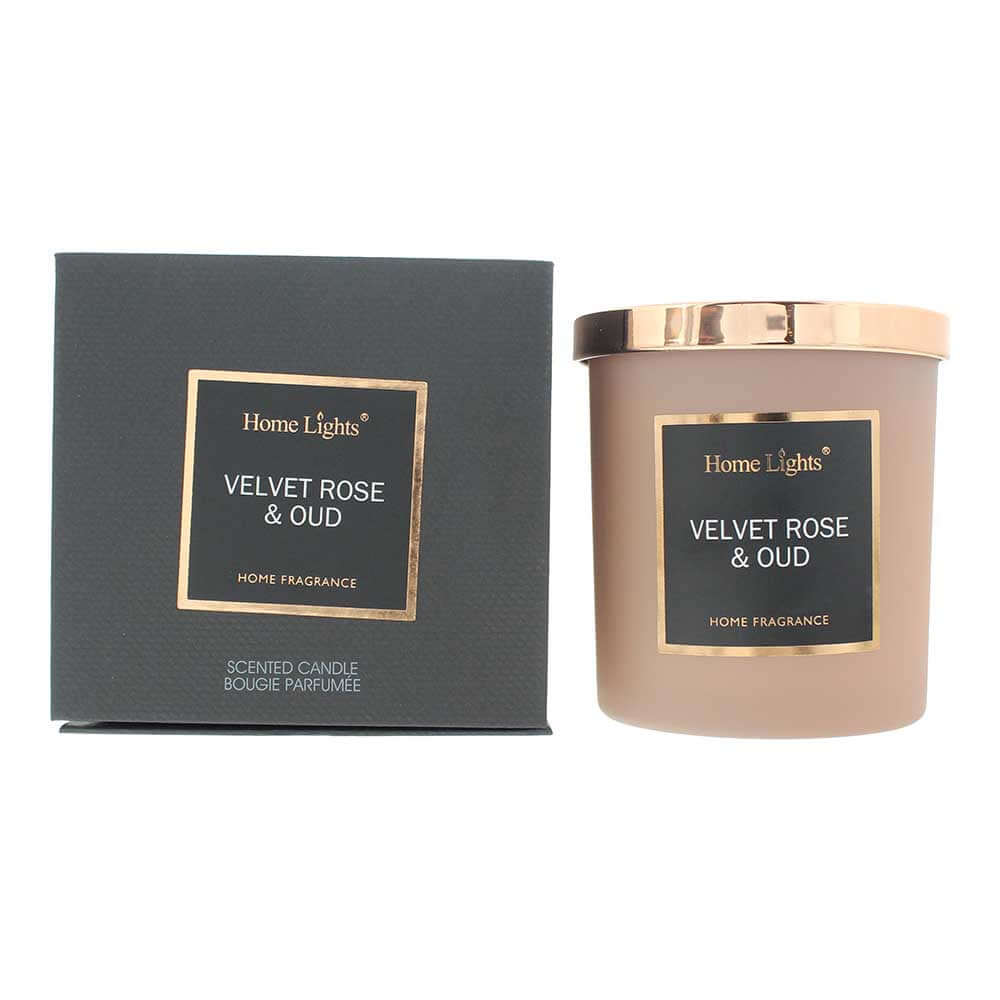 Home Lights Velvet Rose & Oud Candle 215g