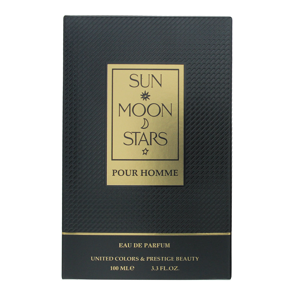 United Colors & Prestige Beauty Sun Moon Stars Pour Homme Eau de Parfum 100ml - Box