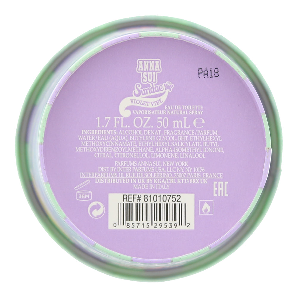 Anna Sui Sundae Violet Vibe Eau de Toilette 50ml