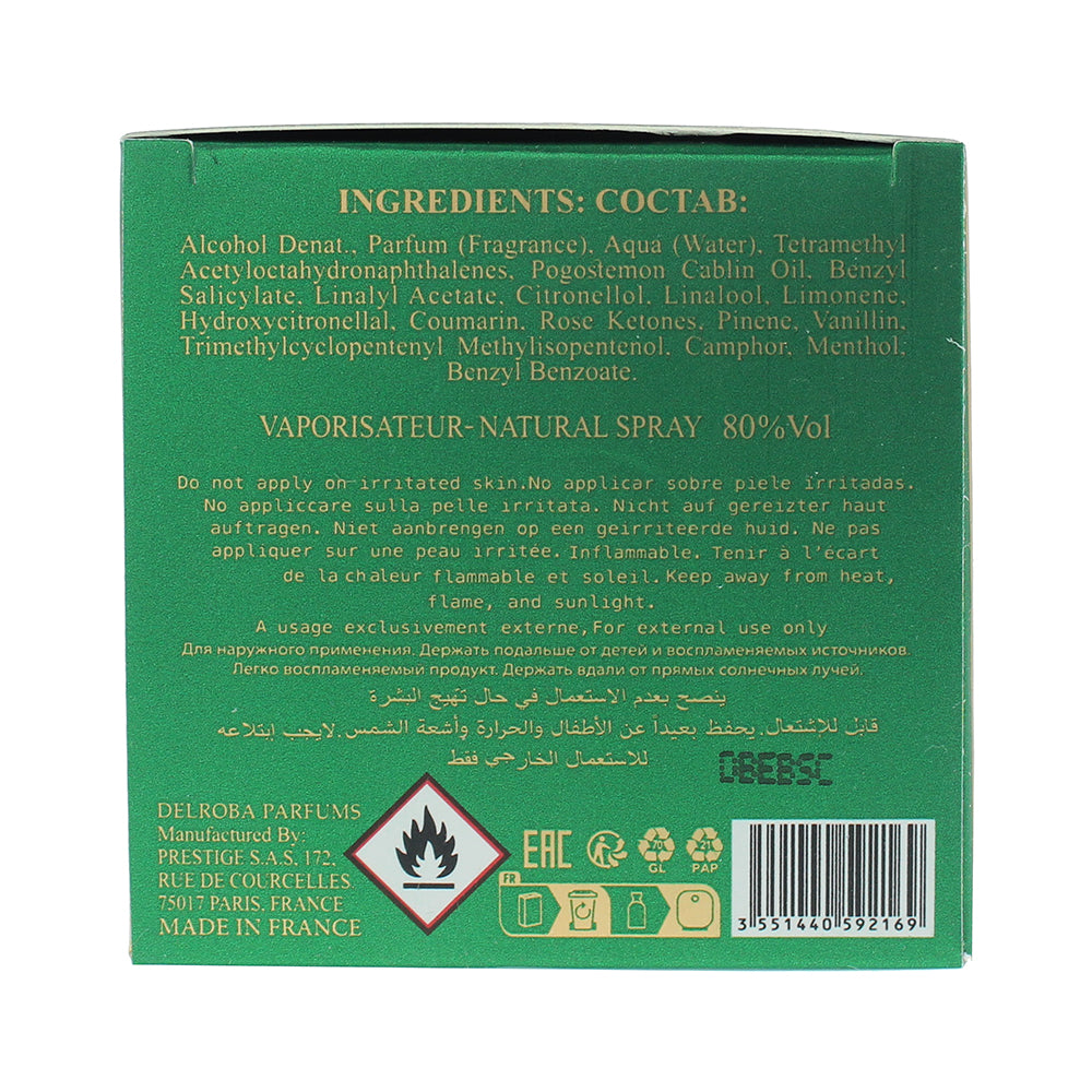 Delroba Emerald Haze For Men Eau de Parfum 100ml