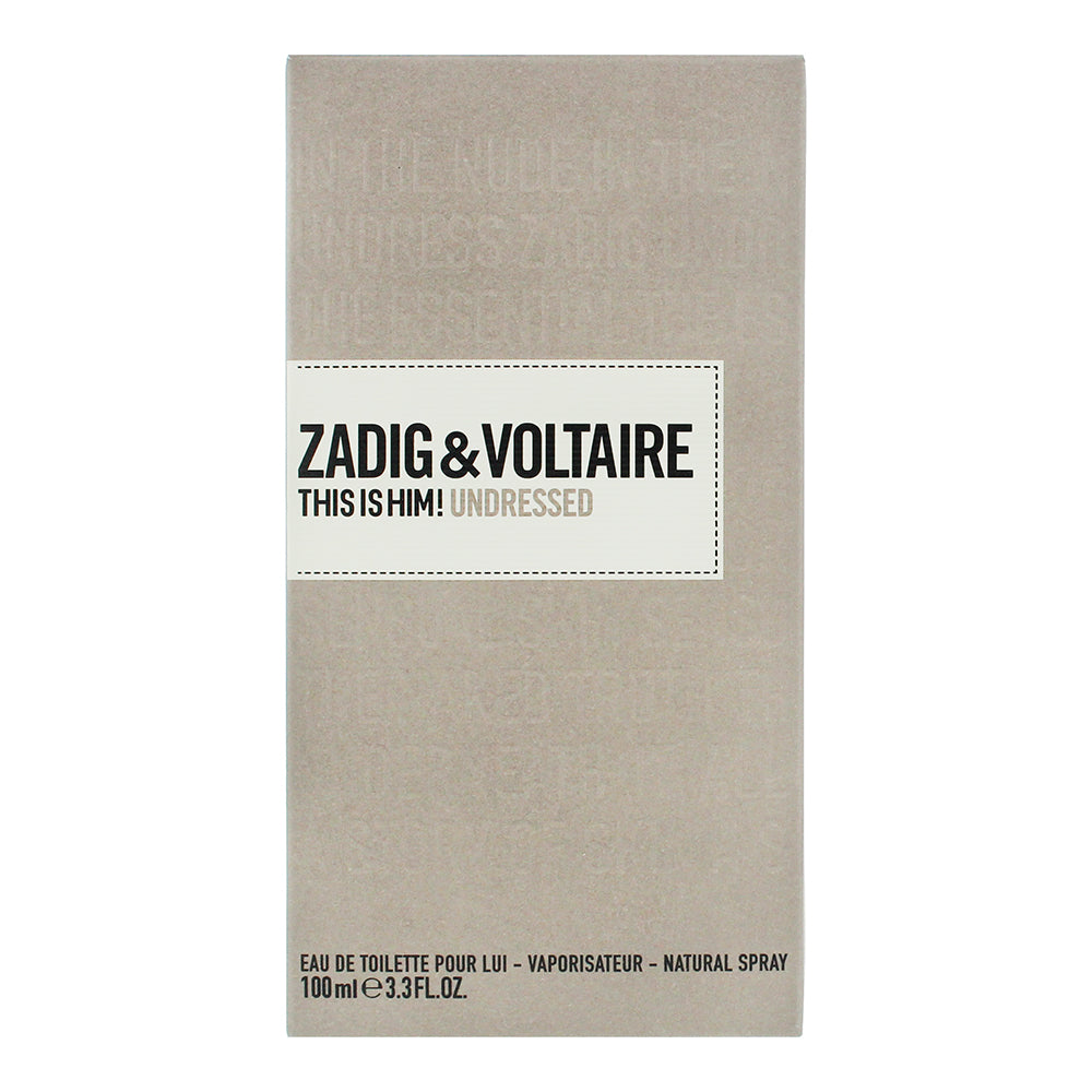 Zadig & Voltaire This Is Him! Undressed Eau de Toilette 100ml - Box